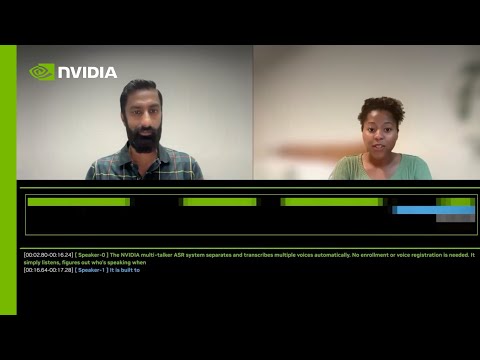 NVIDIA MultiTalker ASR Demo: Real-Time, Multi-Speaker Transcription Made Easy