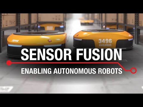 Sensor fusion enabling autonomous robots