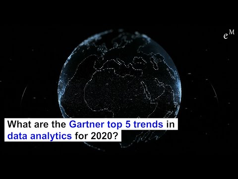 What are the Gartner top 5 trends in data analytics for 2020?