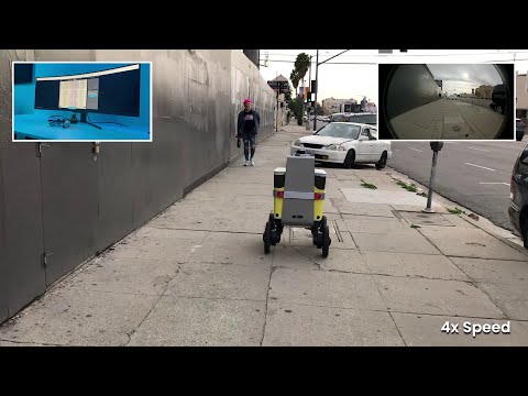 Level 4 Autonomous Delivery by a Serve Robot