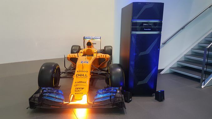 Dell EMC PowerMax per la F1 McLaren