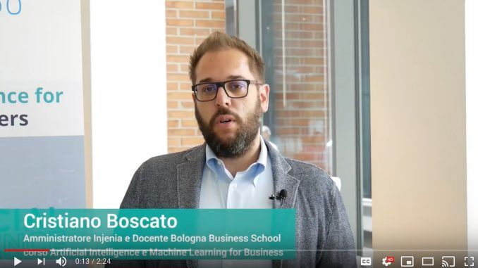 Cristiano Boscato, Amministratore di Injenia e docente alla Bologna Business School