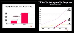 TikTok - i numeri della crescita