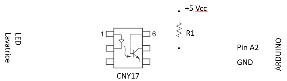 LED schema scheda Arduino 