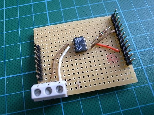 scheda millefori per posizionare la scheda Arduino e rendere la lavatrice Smart