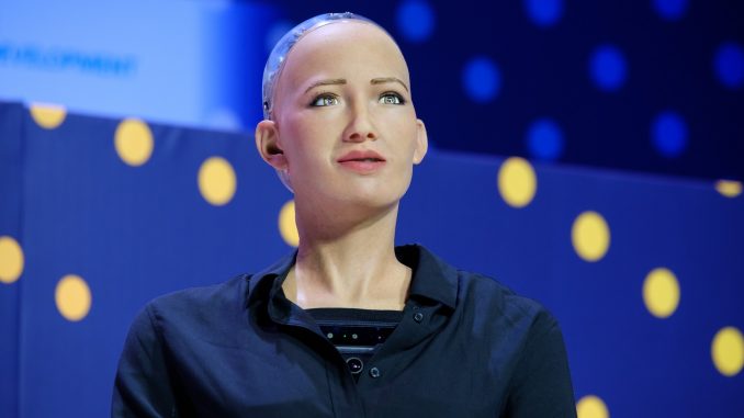 Robot umanoidi, Sophia che ha le sembianze di una donna e per questo è detta anche ginoide